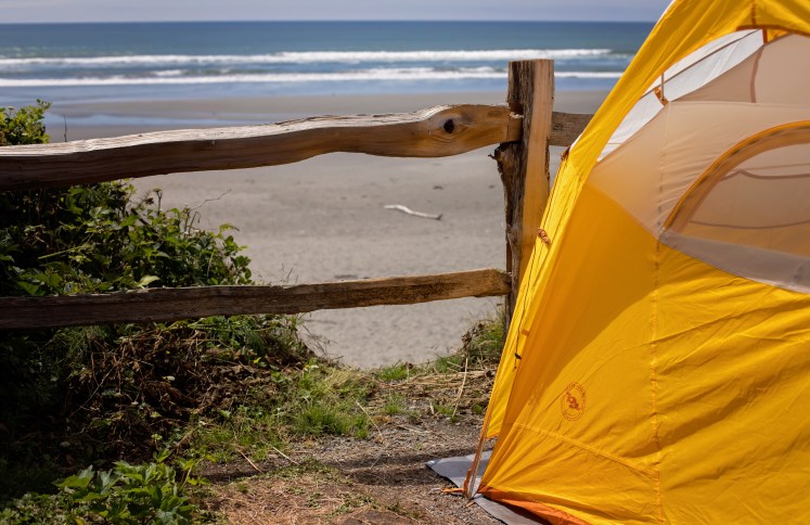 camping at kalaloch with kids
